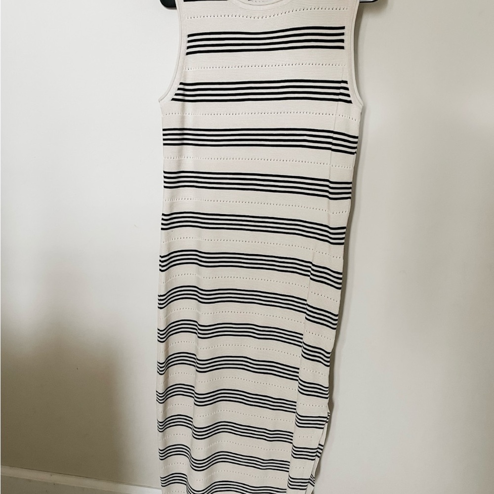 Striped Sleeveless Maxi Dress